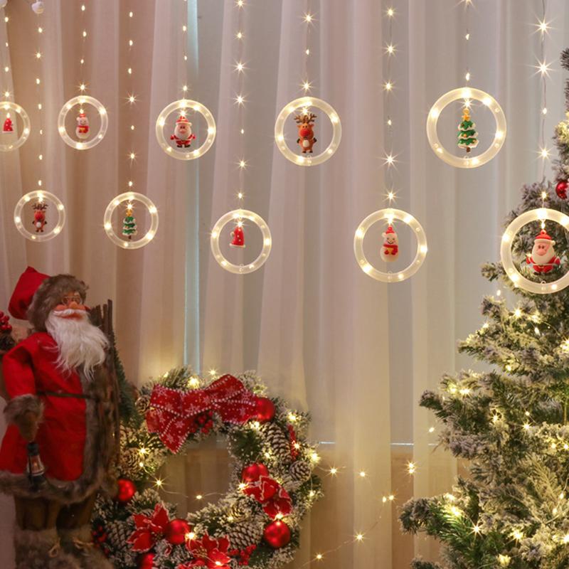 TwinkleJoy Weihnachtsbeleuchtung – LED-Lichterkette inklusive festlichen Figuren