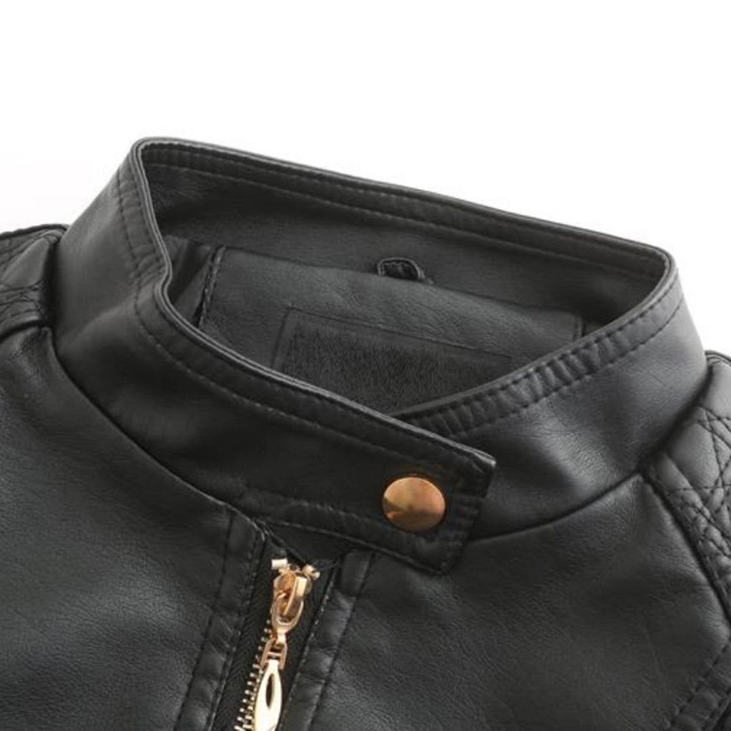 Stilvolle Lederjacke mit zeitlosem Design