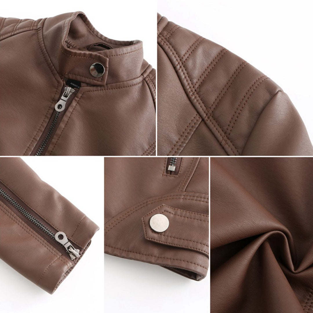 Vera: Leder Damenjacke