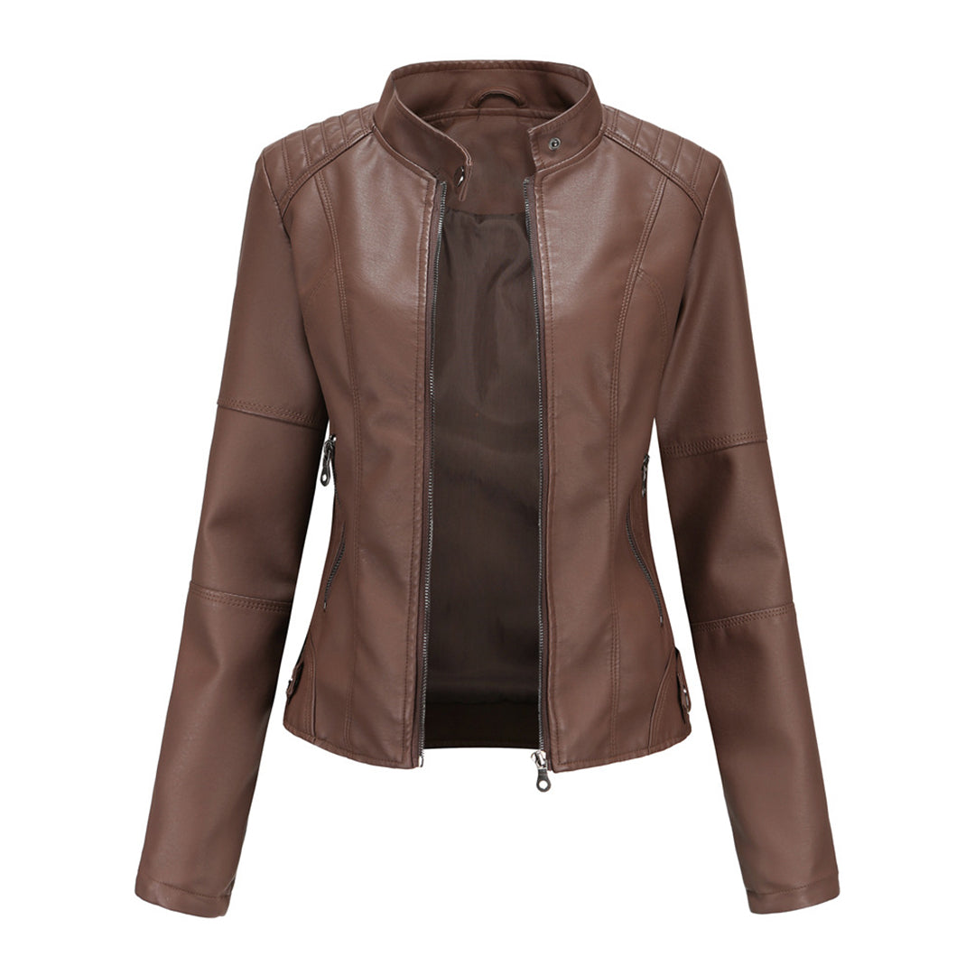 Vera: Leder Damenjacke