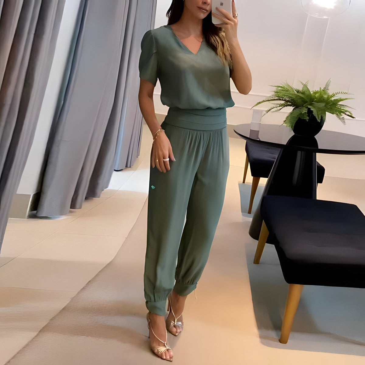 UrbanChic Zweiteiler – Mühelose Eleganz für den Alltag