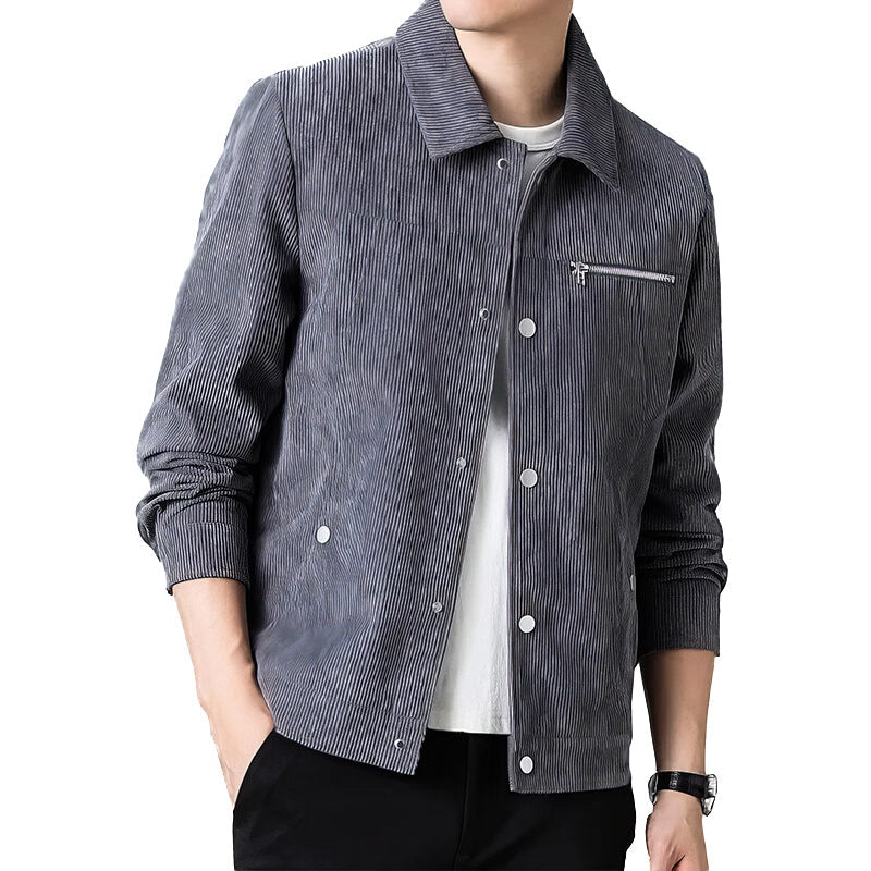Moderne Cordjacke: Stilvolle Schicht für Männer