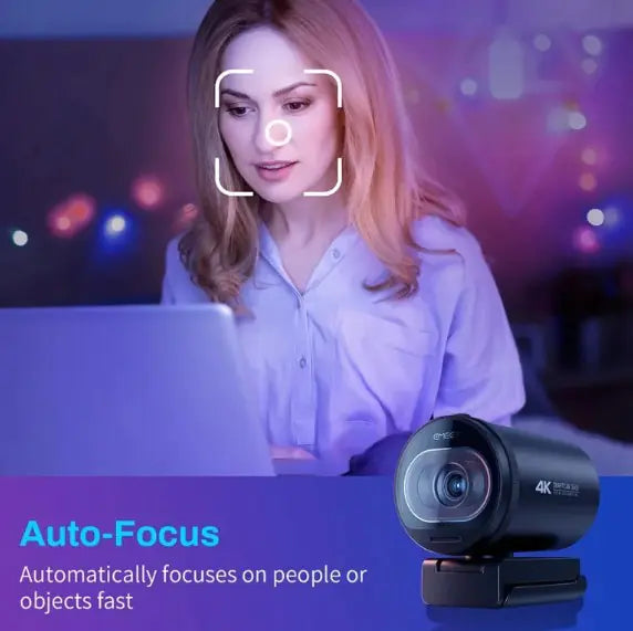 Kristallklare 4K HD Webcam: Professionelle Streaming-Qualität