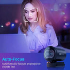 Kristallklare 4K HD Webcam: Professionelle Streaming-Qualität