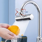FlexiFlow Wasserhahnaufsatz: 4 Stufen & 360° drehbar