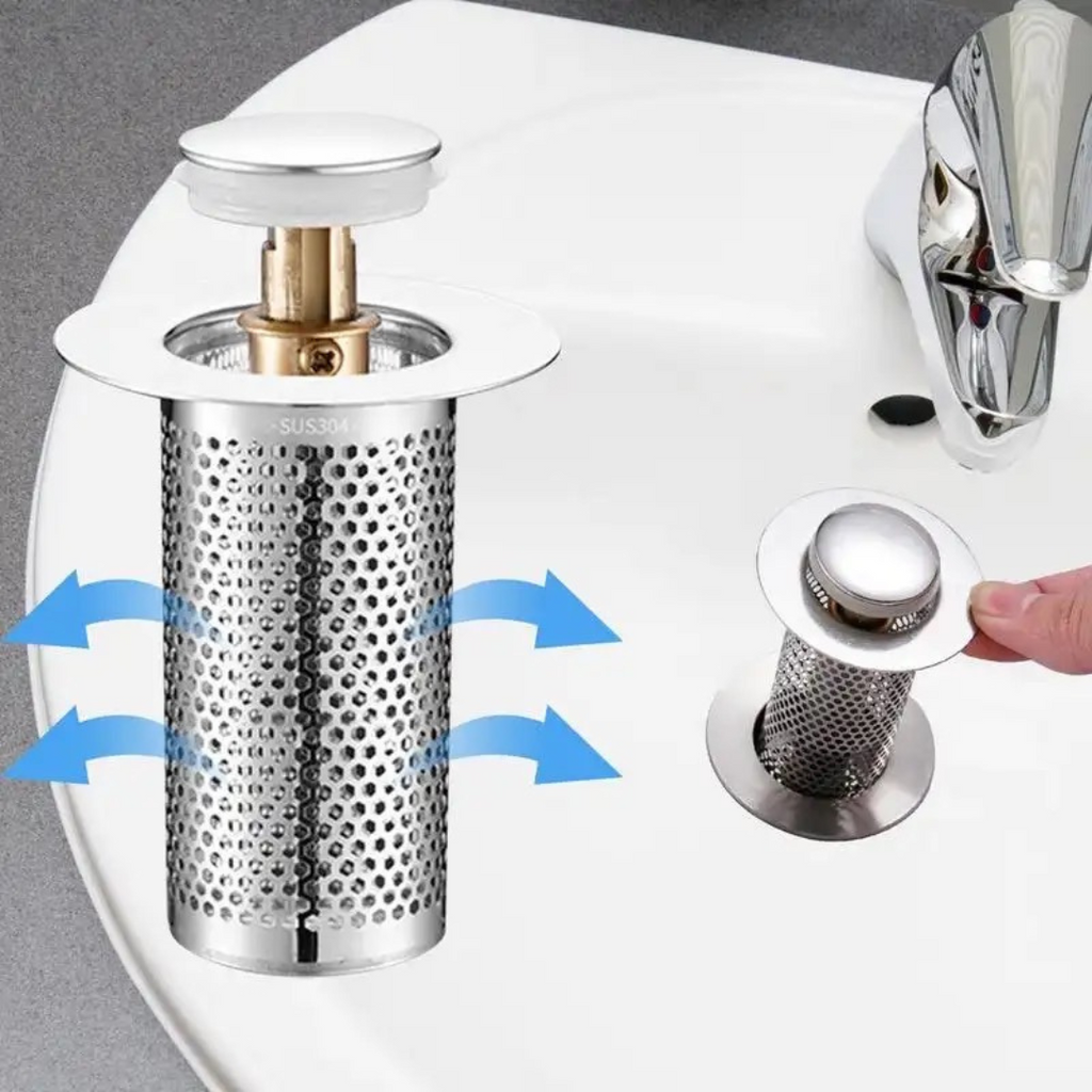 DrainMaster Pop-Up Abflussstopfen – Universell, Langlebig und Elegant