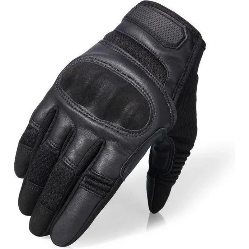AirFlex Motorradhandschuhe – Atmungsaktives PU-Leder für Komfort sowie Sicherheit