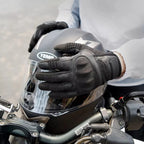 AirFlex Motorradhandschuhe – Atmungsaktives PU-Leder für Komfort sowie Sicherheit