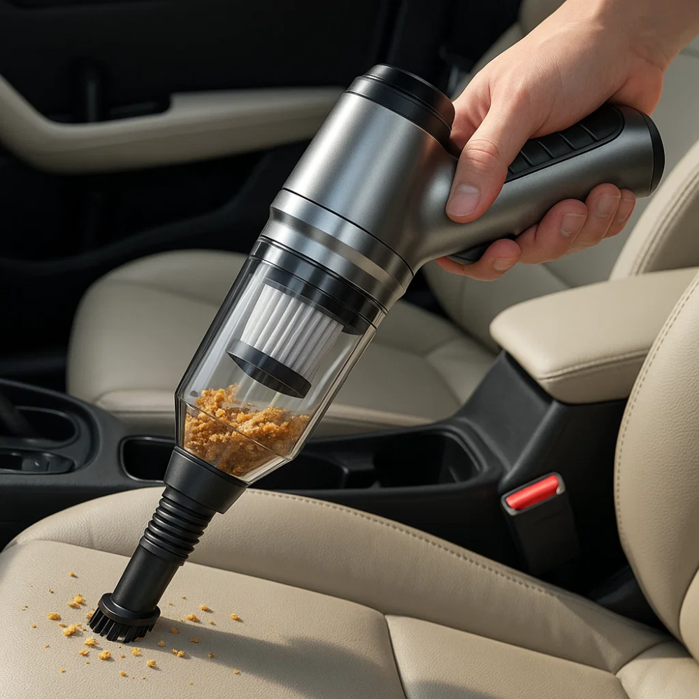 PowerClean Kabelloser Auto-Staubsauger – Platzsparend und Superkraftvoll