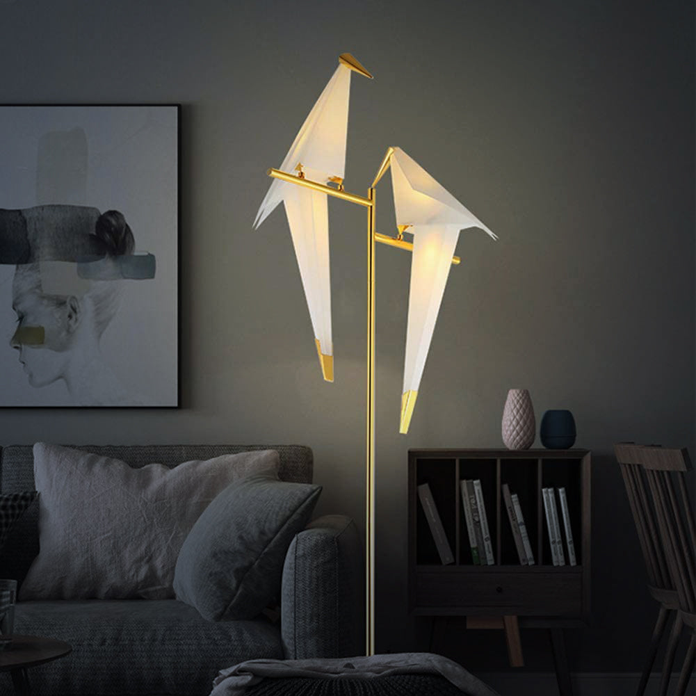 Origami Birdy Tischlampe – Gemütliches Warmlicht sowie modernes Flügeldesign