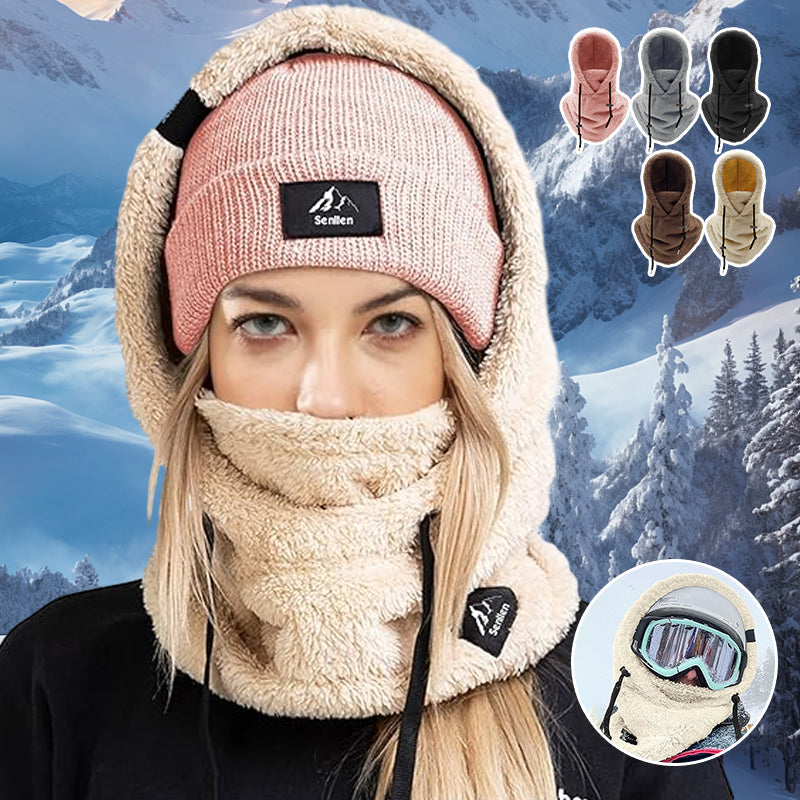 PolarGuard 3-in-1 Wintermütze – Warm, Winddicht sowie Multifunktional
