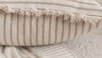 Jacquard Kissenbezug mit Fransen – Zeitlos und Bequem