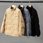 Luxuriöse Gepolsterte Cordjacke – Für einen trendigen sowie warmen Winterlook