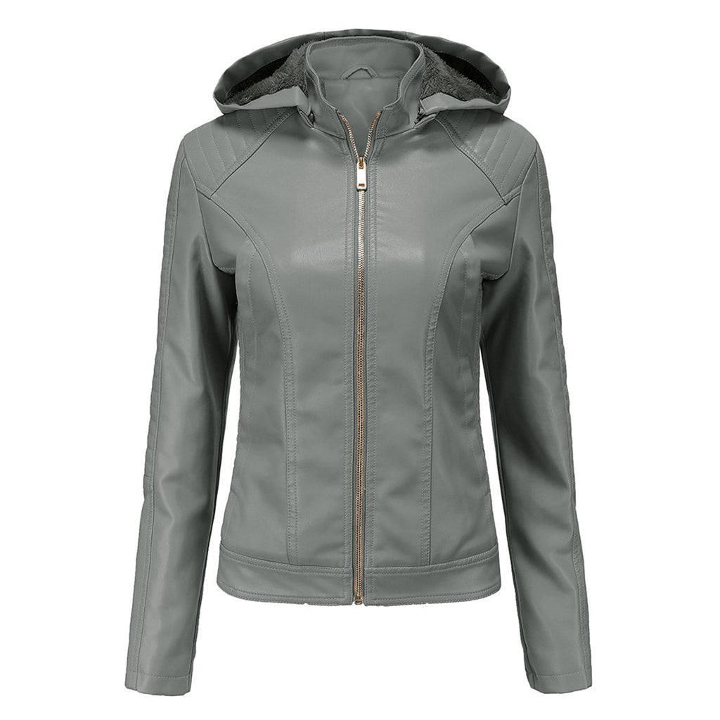Stilvolle Lederjacke mit zeitlosem Design
