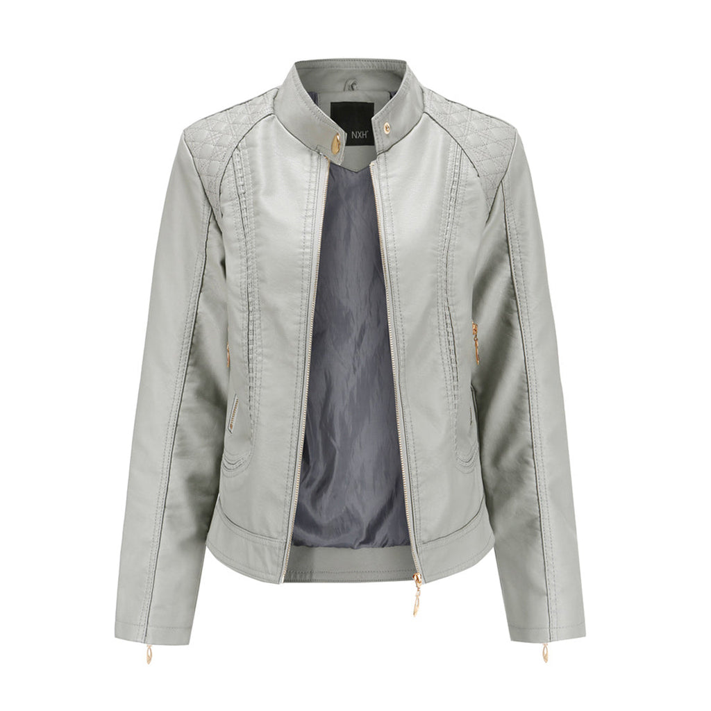Stilvolle Lederjacke mit zeitlosem Design