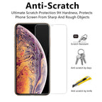 iPhone Displayschutzfolie aus gehärtetem Glas: Vollständiger Schutz