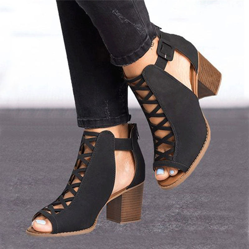 Sandalen mit hohem Absatz