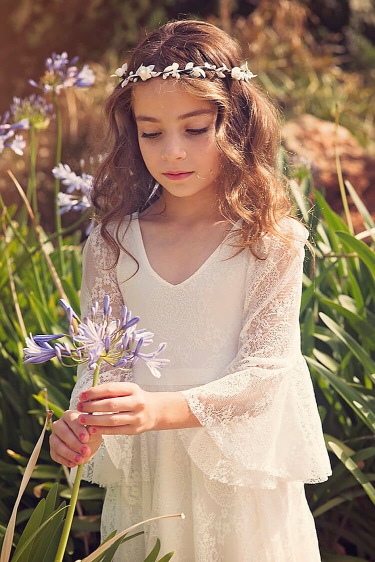 Sofia Kommunion Kleid – Boho und Klassisch