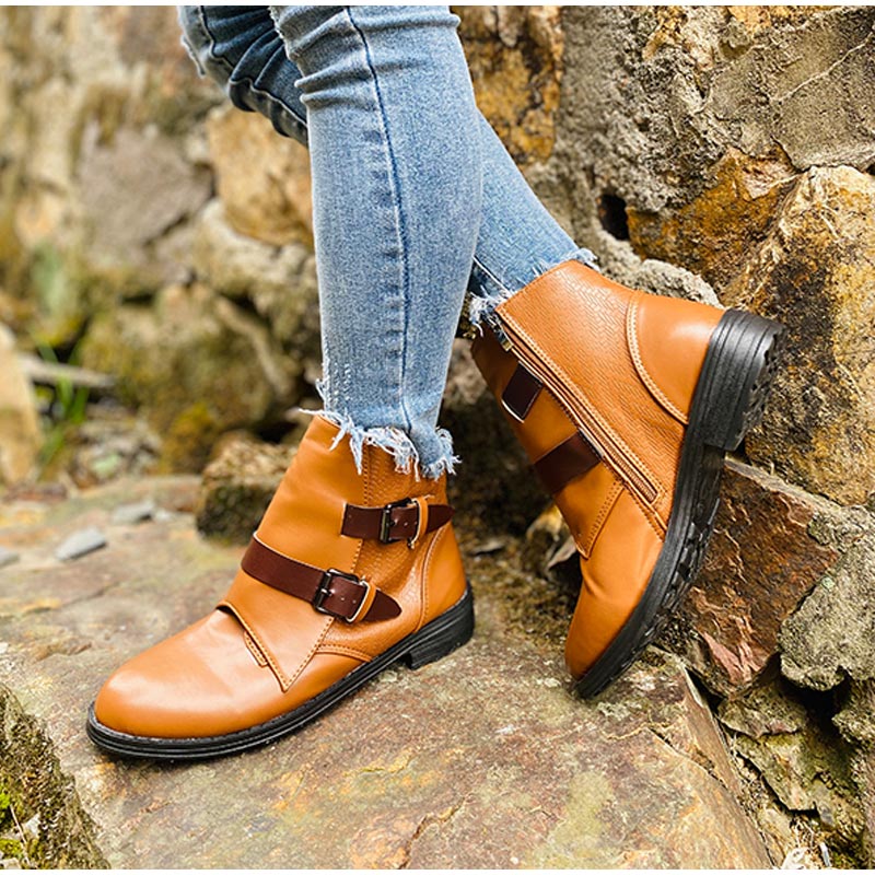 Stiefeletten mit Schnalle