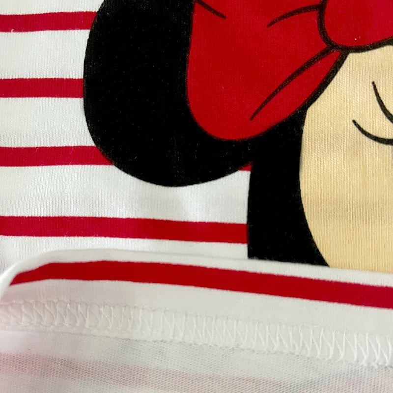 Lotte Prinzessin Pyjama Set für Kinder: Minnie Mouse Zweifarbiger Pyjama Set