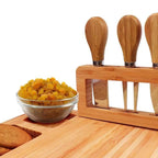 BambooServe Käsebrett Set – Elegant und Funktional Genießen