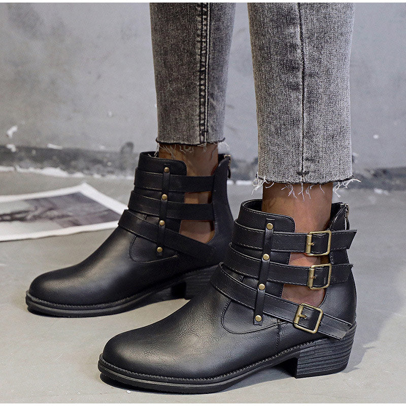 Stiefeletten für Damen – Schwarz