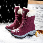 Wadenhohe Stiefel gefüttert