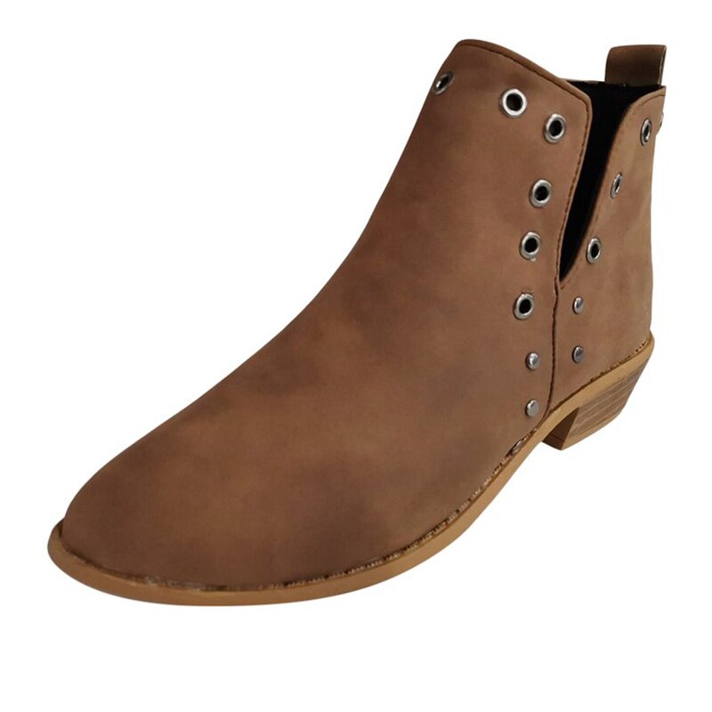 Stiefeletten mit spitzer Zehenpartie