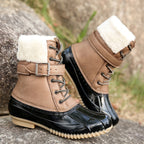 Stiefel im Vintage-Look gefüttert