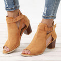Sandalen aus Samt
