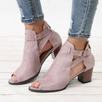 Sandalen aus Samt