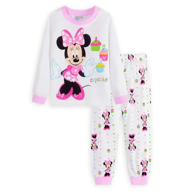 Lotte Prinzessin Pyjama Set für Kinder: Minnie Mouse Zweifarbiger Pyjama Set