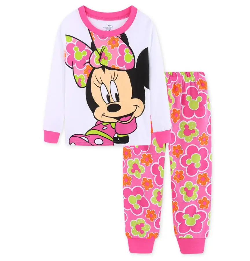 Lotte Prinzessin Pyjama Set für Kinder: Minnie Mouse Zweifarbiger Pyjama Set