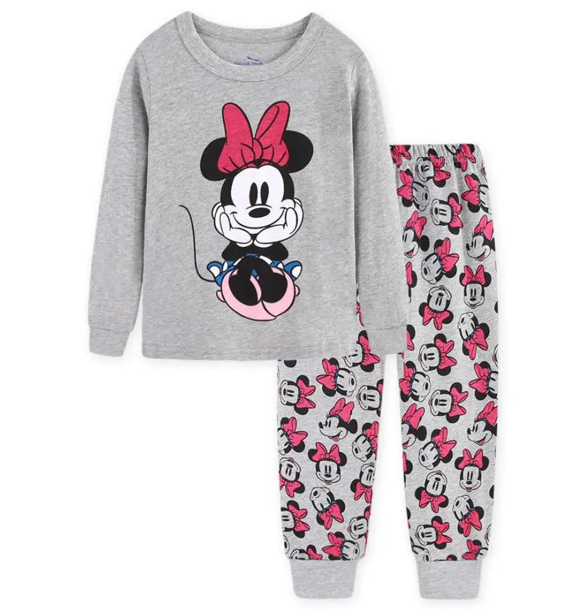 Lotte Prinzessin Pyjama Set für Kinder: Minnie Mouse Zweifarbiger Pyjama Set