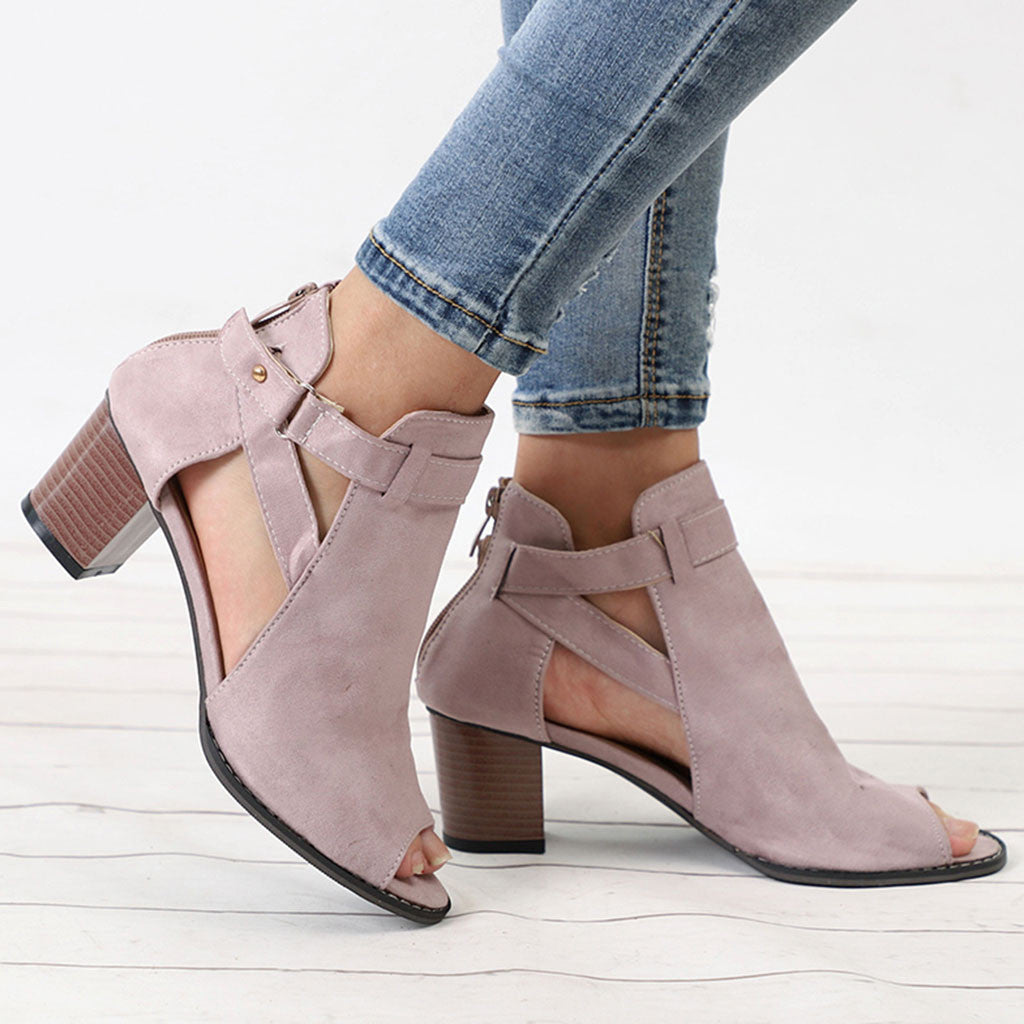 Sandalen aus Samt