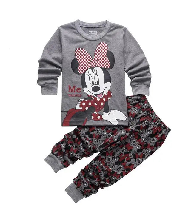 Lotte Prinzessin Pyjama Set für Kinder: Minnie Mouse Zweifarbiger Pyjama Set