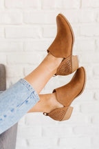 Stiefel im Vintage-Look mit hohem Absatz