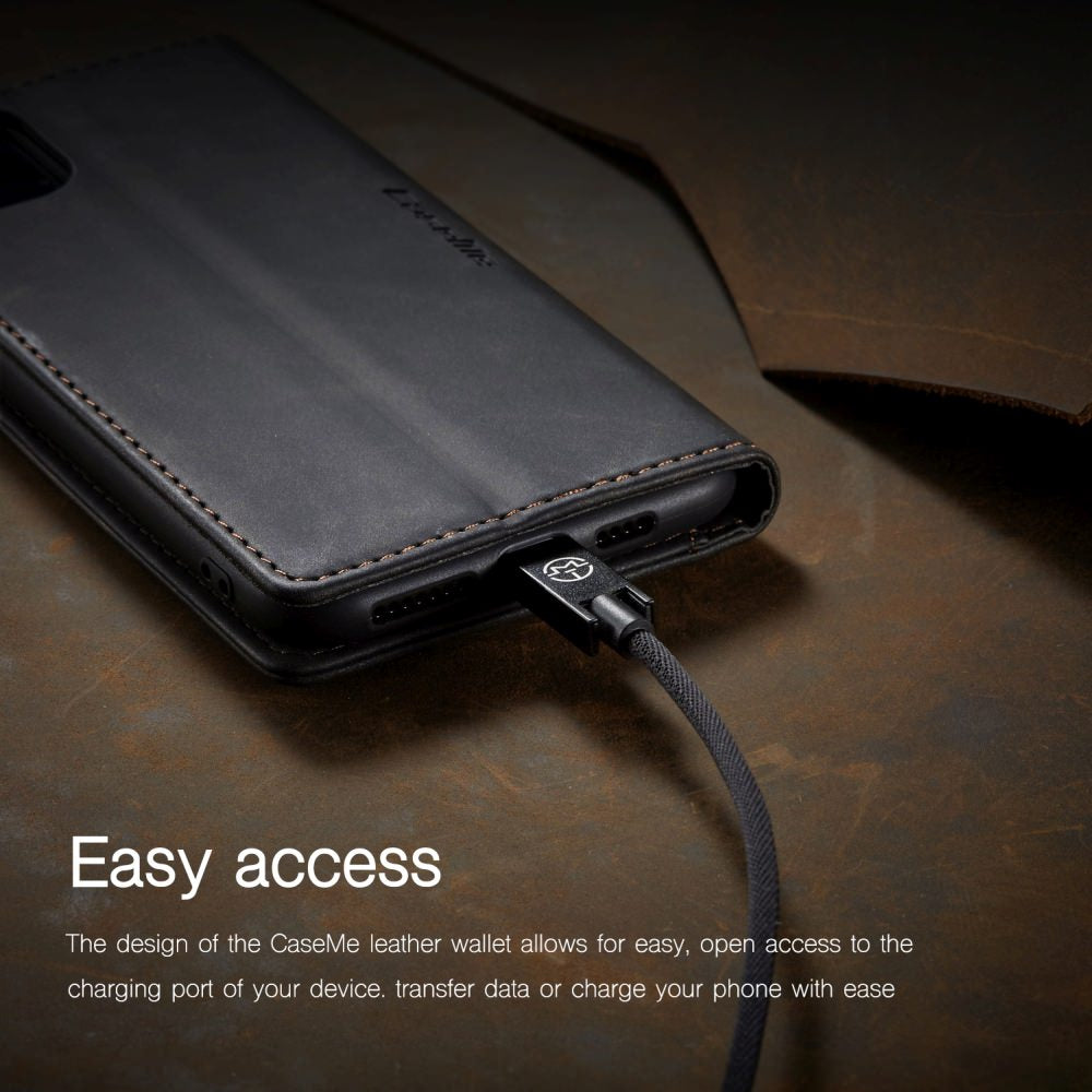 iPhone Leder Flipcase: Magnetisch & Funktional
