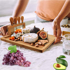 BambooServe Käsebrett Set – Elegant und Funktional Genießen