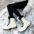 Wadenhohe Stiefel gefüttert
