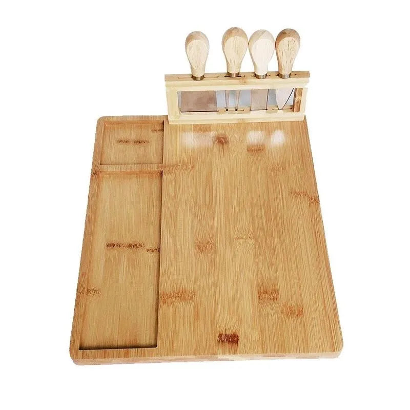 BambooServe Käsebrett Set – Elegant und Funktional Genießen