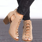 Sandalen mit hohem Absatz