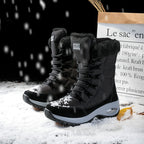 Wadenhohe Stiefel gefüttert
