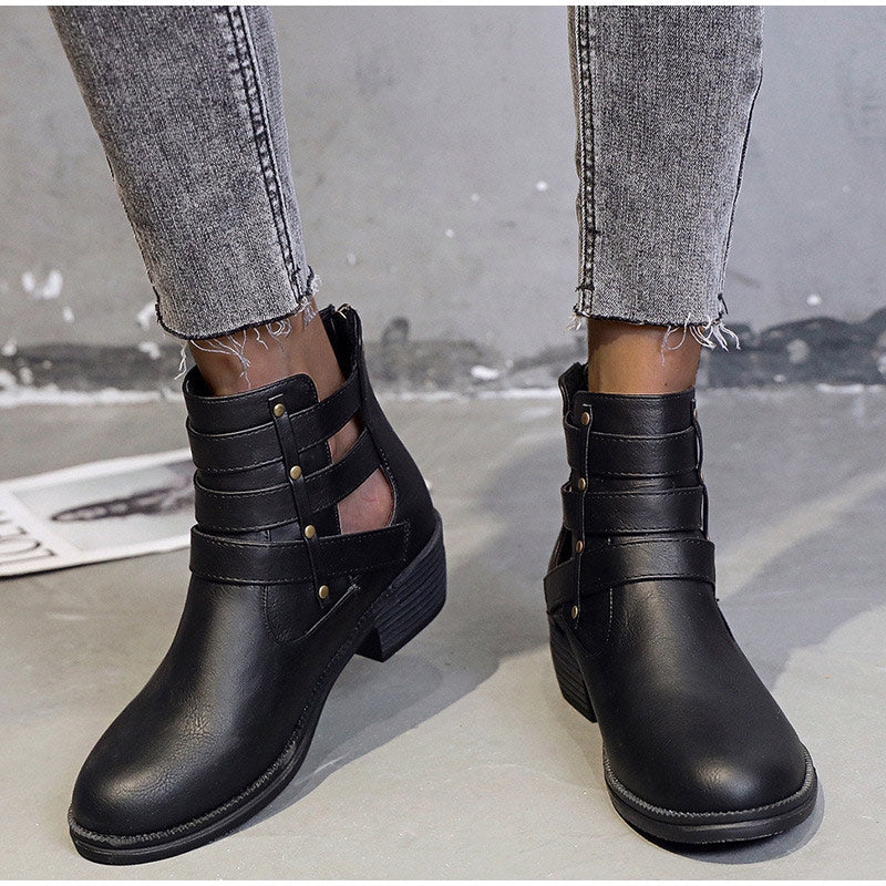 Stiefeletten für Damen – Schwarz