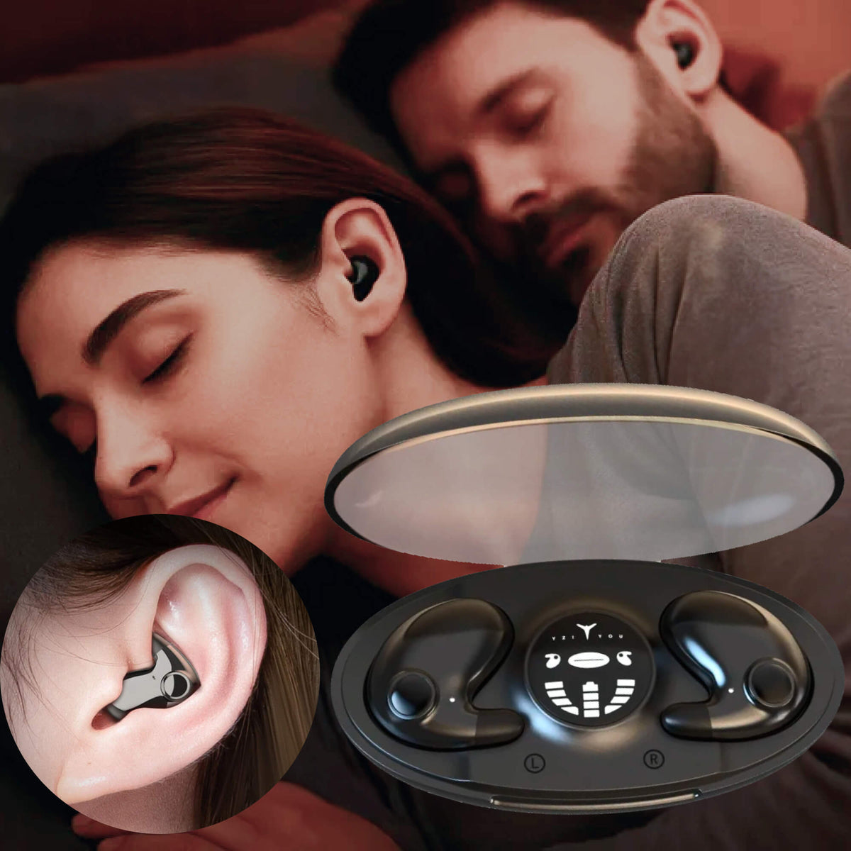 DreamBeats Schlaf-Ohrstöpsel – Unsichtbarer Komfort inklusive Noise Cancelling