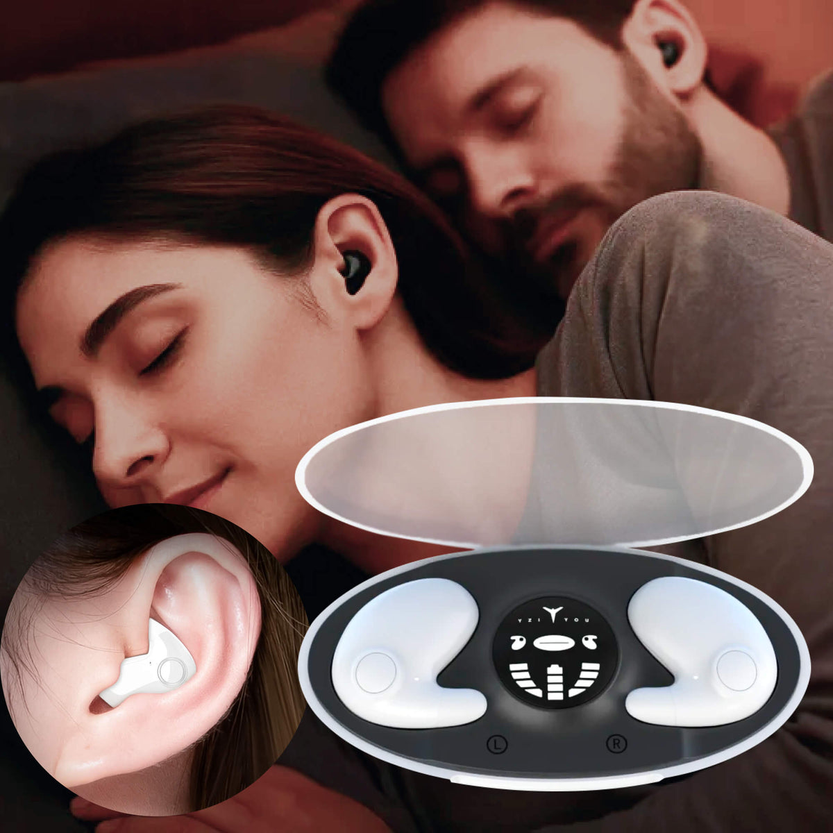 DreamBeats Schlaf-Ohrstöpsel – Unsichtbarer Komfort inklusive Noise Cancelling