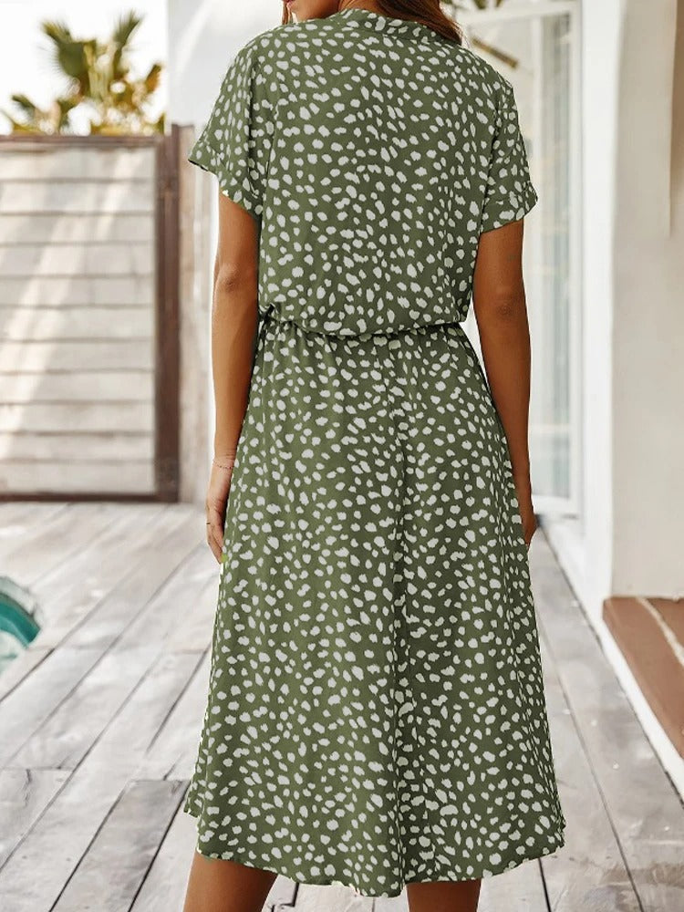 Daniella Midi Kleid – Elegant sowie Leicht für Sonnige Momente