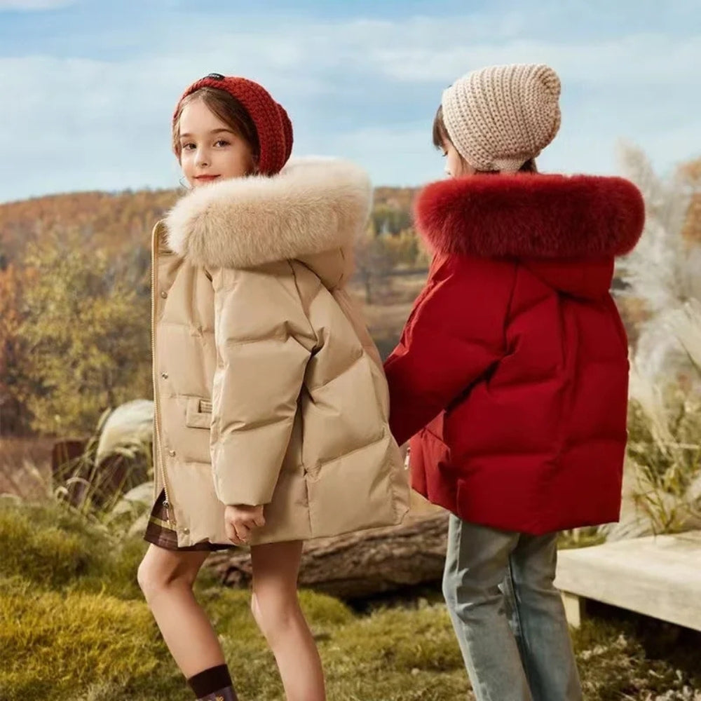 Kinder Winterjacke mit Daunen – Warm, Leicht sowie Bequem