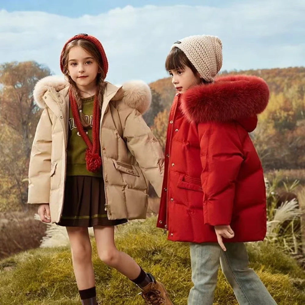 Kinder Winterjacke mit Daunen – Warm, Leicht sowie Bequem