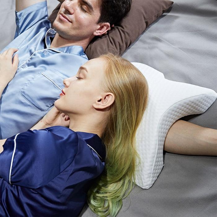 Ergonomisches Nackenstützkissen aus Polyesterfaser: Komfort & Unterstützung für Schlaf oder Ruhe
